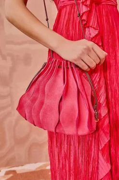 Ulla Johnson Adria Liten Plissert Bolgeveske