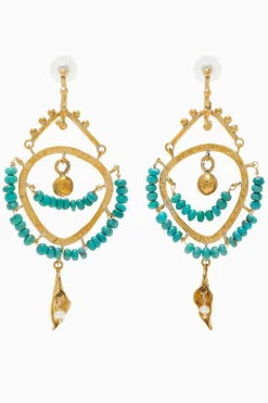 Ulla Johnson Beaded Lysekrone Oredobber