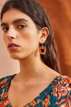 Ulla Johnson Beaded Single Drop Oredobber