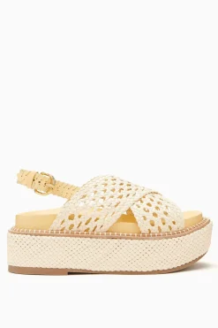 Ulla Johnson Gili Woven Leather Flatform