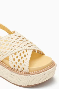 Ulla Johnson Gili Woven Leather Flatform