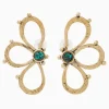 Ulla Johnson Hammer Chain Flower Stud