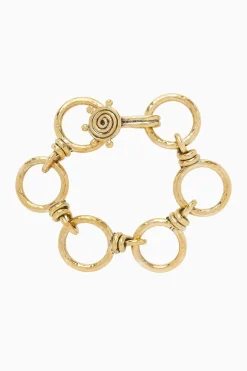 Ulla Johnson Hammered Circle Chain Armband