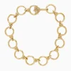 Ulla Johnson Hammered Circle Chain Halskjede