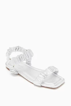 Ulla Johnson Isabella Ruched Flat Sandal