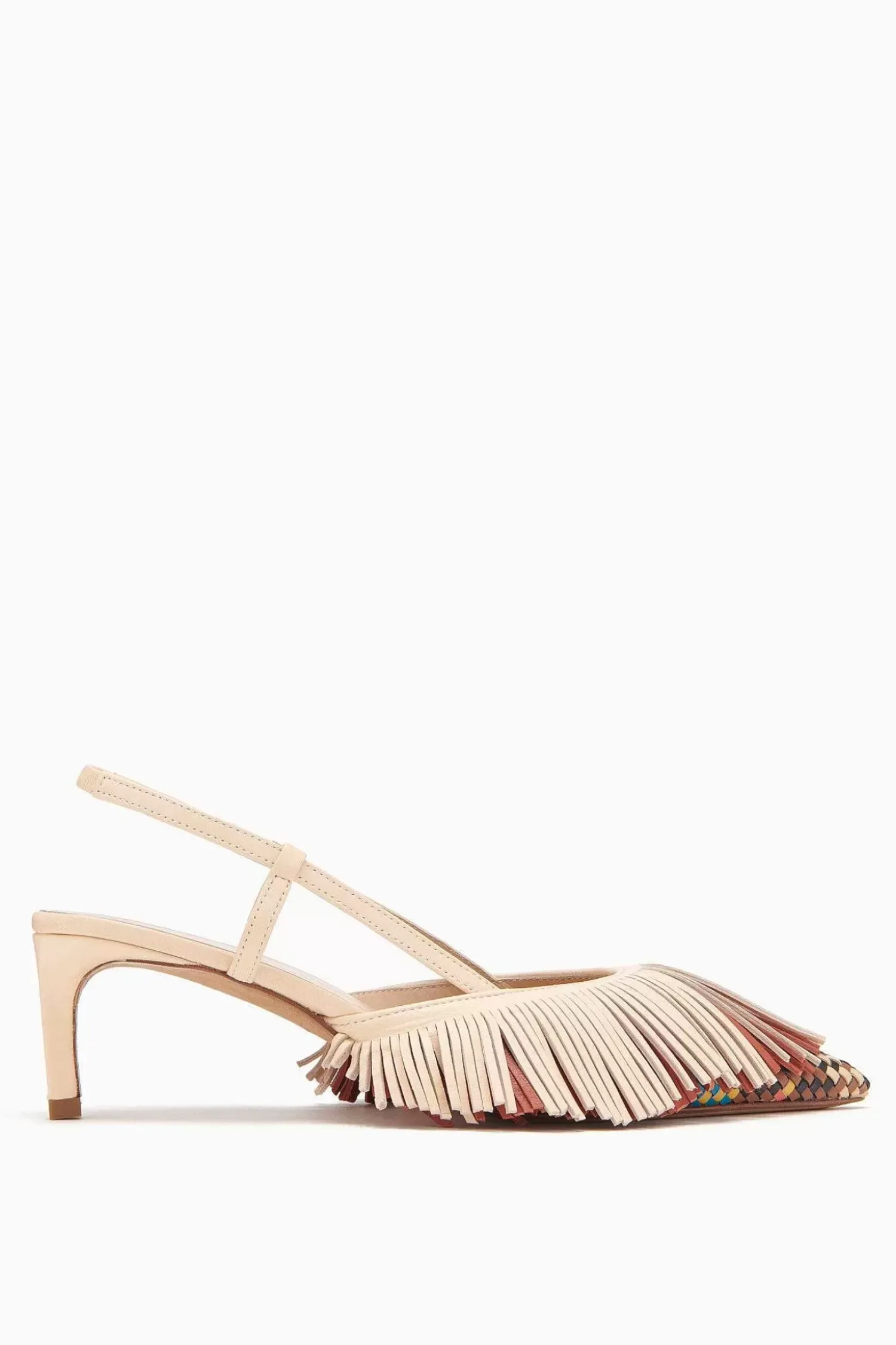 Ulla Johnson Shira Woven Fringe Slingback